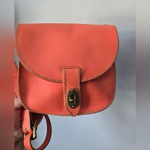 FOSSIL Coral Leather Crossbody Bag